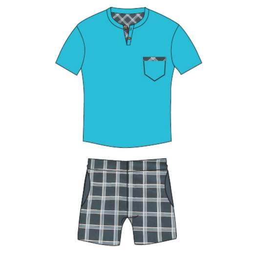 Pigiama corto Uomo Florida 4905 Ferrucci - immagine 8